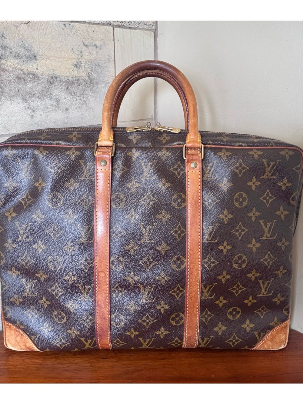 💜VINTAGE💜LOUIS VUITTON PORTE DOCUMENTS BRIEFCASE